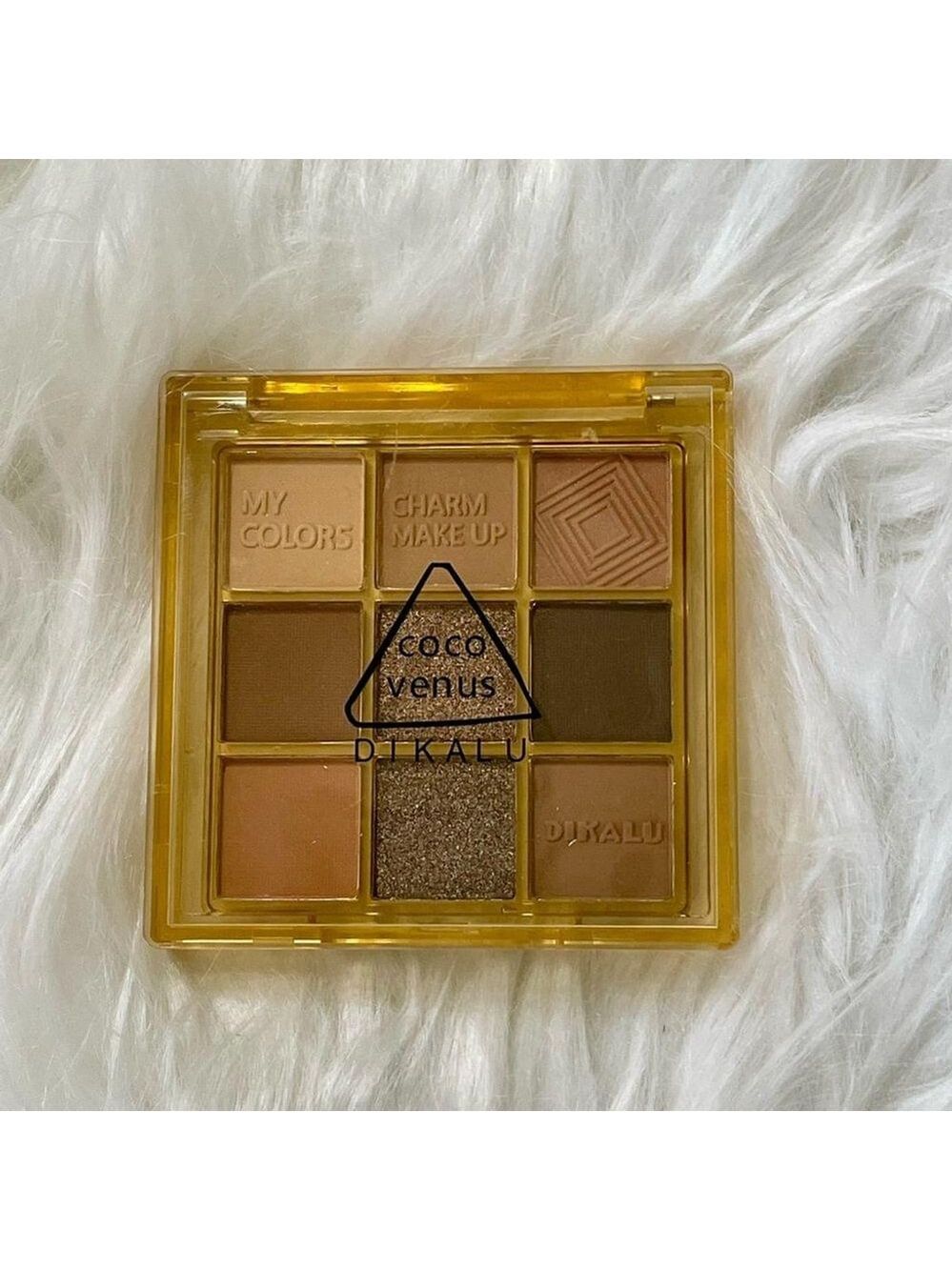 Eyeshadow Palette 9 Colors Matte & Shimmer Brown Tan Neutral New